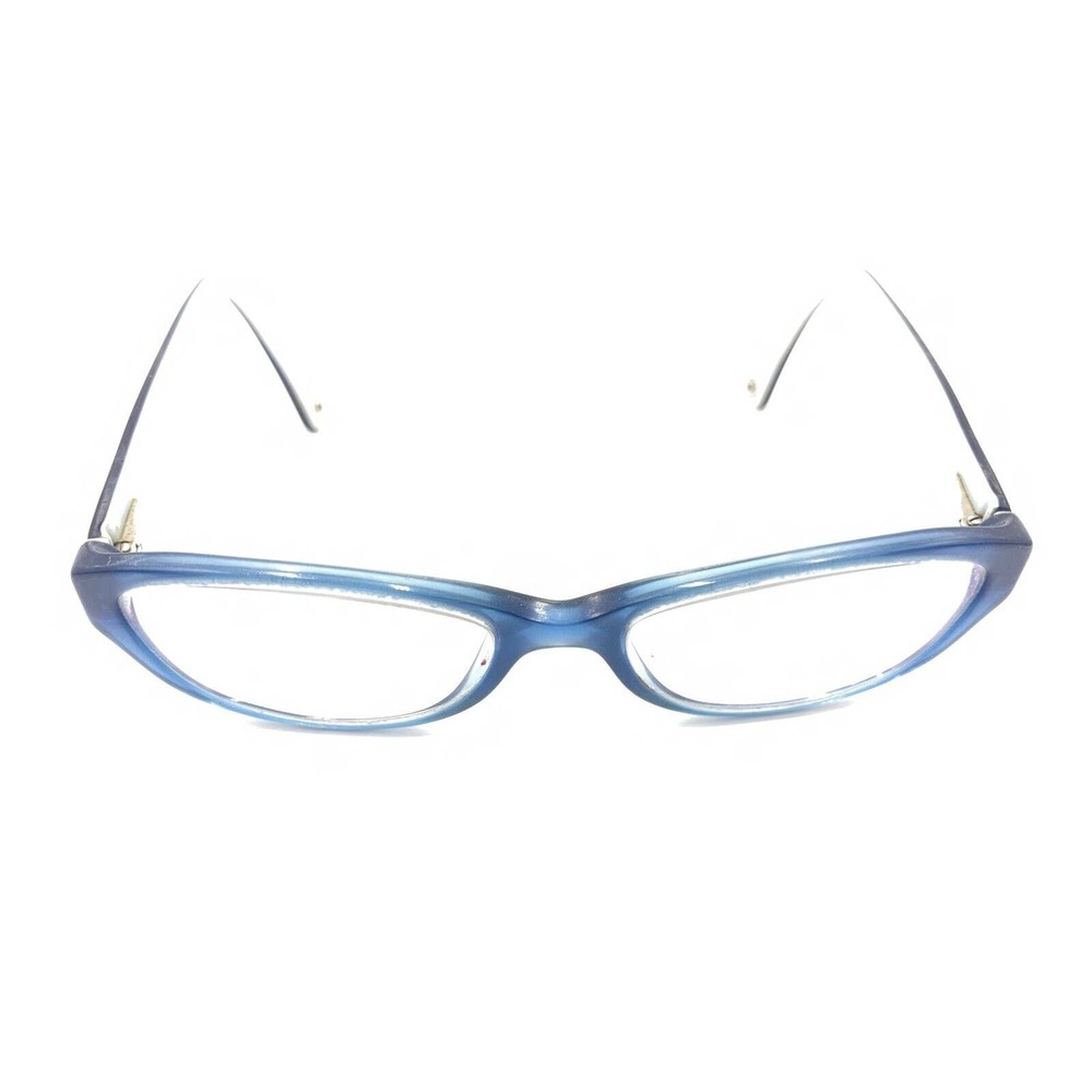 Coach Translucent Clear Blue Oval Eyeglasses Fram… - image 2